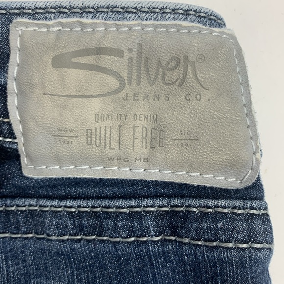 Silver Jeans Suki High Slim Bootcut Fluid Denim Jeans Size 30 Long Inseam - Picture 7 of 16